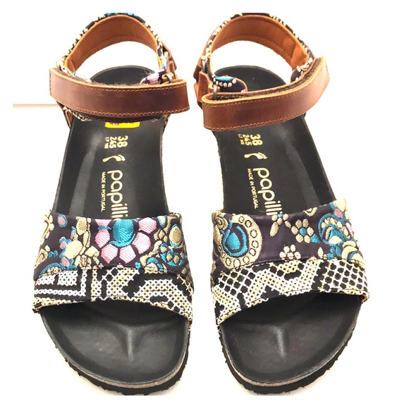 Birkenstock Shoes - NEW Birkenstock Papillio Ankle Strap Wedges 38